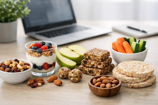 7 σνακ για ενέργεια στη δουλειά που κρατούν